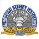 Picture of Single Gold-Filled AAOHN Fellows Pin with a Lapel Tac